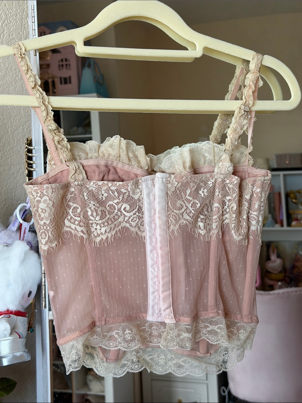 LaceMade Sheer Lace Top - Picture 3 of 5
